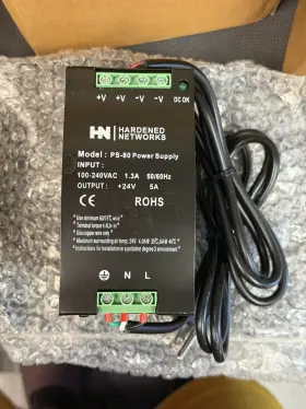 Ps-80 Hardened Networks 24v 5a Power Supply 100-240vac