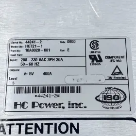 10a0028-001 Hc Power Hctc21-1 Hct21-1 Supply Hct211 Switcher 50-60hz #3