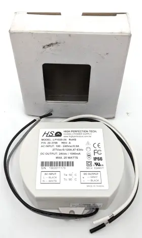 20-3708 High Perfection Tech Performance Techlp1025-24 Class 2 Power Supply 25w 24vdc