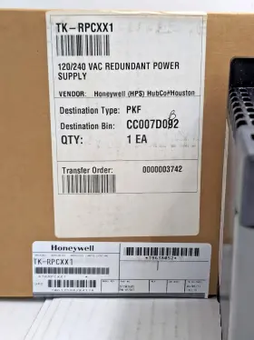 Tk-rpcxx1 Honeywell New Redundant Power Supply 120/240vac Ships Free Or Overnigh