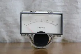 1120-1171 Hp Hp-6264 Dc Power Supply Panel Ammeter