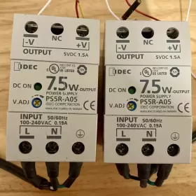 Ps5r-a05 Idec Lot Of 2 Power Supply Used