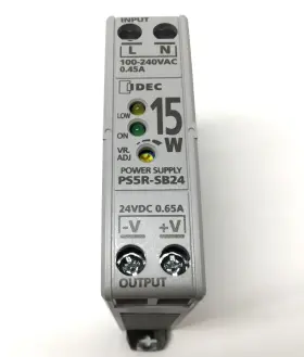 Ps5r-sb24 Idec Compact Din Power Supply 100-240vac Input 24vdc 0.65a 15w Output #2