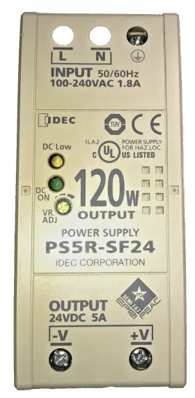 Ps5r-sf24 Idec Switching Power Supply 120w 5 Amp Used Zz