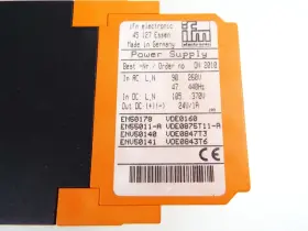 Dn2010 Ifm Power Supply Switched Mode In 90 To 260vac Out 1amp 24vdc #2