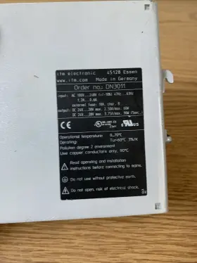 Dn3011 Ifm Power Supply 30 Days Warranty See Pics #2