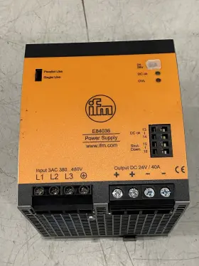E84036 Ifm Switched Mode Power Supply 24 V Dc