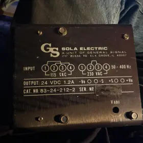 Mros03008791-83-24-260-2 Industrial Mro Sola Electric 83-24-260-2 24vdc 6a Nsmp Brand New No Box Make Offer