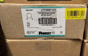 Mros100150550-utp28sp10vl Industrial Mro Panduit Utp28sp10vl Cat6a Utp 28awg Network Patch Cable Purple 10ft