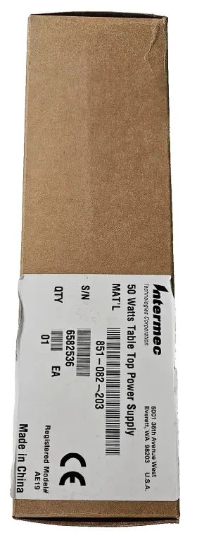 851-082-103 Intermec Table Top Power Supply 50 Watt