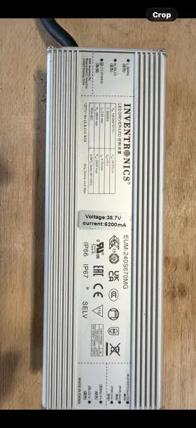 Eum-240s670mg Inventronics 240w Led Driver 6200ma 18-57v Dimmable Ip66/67