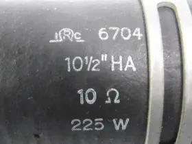 6704 Irc Resistor 225w 10 Ohm 1/2 Inch Ha Used #3