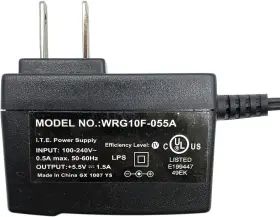 Wrg10f-055a Ite 10f-055a Oem I.t.e. Power Supply Ac Adapter 5.5v 1.5a Tip 2.5x0.7 Mm