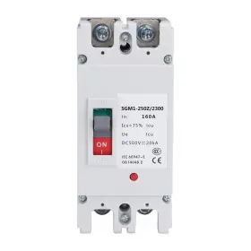 Genericykn3x0osuc1181 Jectse Dc 500v 160a 20ka Moulded Case Circuit Breaker 2p Solar Energy Circui