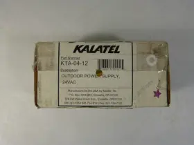 Kta-04-12 Kalatel Outdoor Power Supply 24vac New