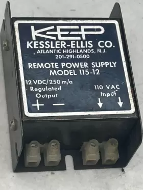 115-12 Kessler-ellis Co. Remote Power Supply Model Pre-owned #2