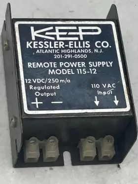 115-12 Kessler-ellis Co. Remote Power Supply Model Pre-owned #3