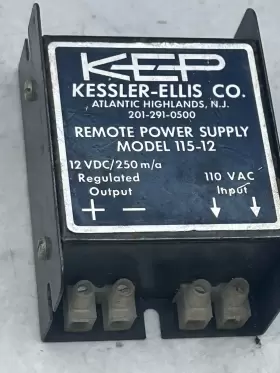 115-12 Kessler-ellis Co. Remote Power Supply Model Pre-owned