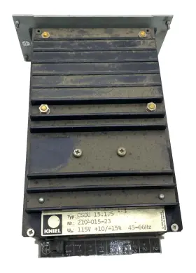 210-015-23 Kniel 210-001-23 System Electronic Csdu 15.1 5 Power Supply 115v 45-66hz