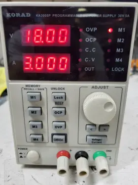 Ka3005p Korad Programmable Dc Power Supply 30v 5a Tested Working O227