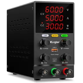 Sps605b Kungber Dc Power Supply Variable 60v 5a Adjustable Switching Regulated Bench Powe
