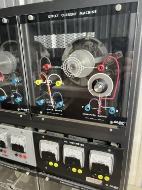 8231-00 Lab-volt 2 Trainer Cabinet Lot Synchronous Motor Squirrel Cage Induction Ac Dc #3