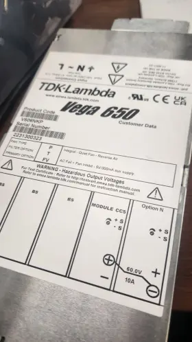 9045-8 Lambda 9015-3 Tdk Vega Power Module X2 Cc5 Option N With Bussbar Unused #2