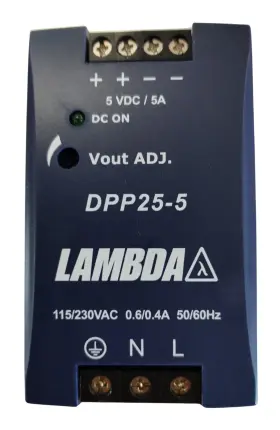 Dpp25-5 Lambda Din Rail 5vdc Power Supply