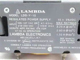 Lds-y-15 Lambda 231624 Used Regulated Power Supply 105-127 Vac In #2