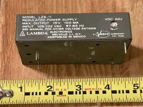 15v-dc Lambda Lzs-11 Nib Regulated Power Supply 120 Vac/output Max 150 Ma #2
