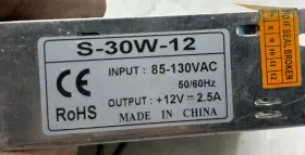 S-30w-12 Lambda Power Supply Input 85-130vac 50/60hz 135w Output 12v 2.5a