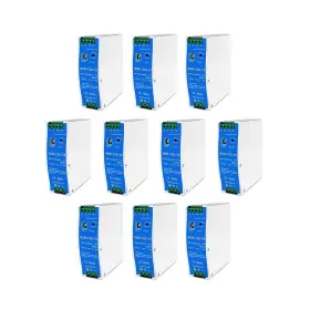 Ndr1201224111410 Lclctc 10pcs Ndr120-12 Dc 12v Din Rail Power Supply Slim 120w 10a Input 100-240vac