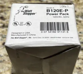 B120e-p Legrand Watt Stopper Power Pack 120vac New
