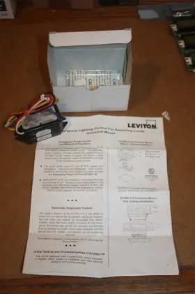 Ecs00-110 Leviton Emergency Power Control Switching Load Transfer Shunt Relay