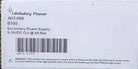 A03-009 Lifesafety B100 Secondary Power Supply #2