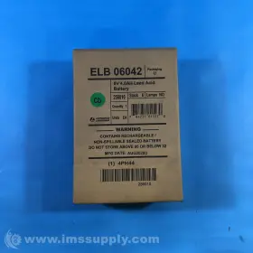 Elb06042 Lithonia Lighting Sealed Lead Acid Battery 6v 4.0ah Fnfp