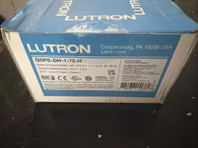 Qsps-dh-1-75-h Lutron Qsps-10-277 Power Supply 24v 2.5a Din Rail Mount White