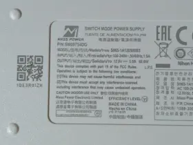 S065-1a120500b3 Mass Power Switch Mode Supply 12v 5a 60w Ac Adapter