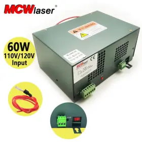Ps-h60 Mcwlaser 60w Power Supply Psu For Co2 Laser Tube Engraver 110v And 220v Input