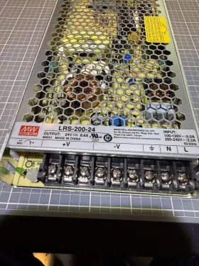 Lrs-200-24 Mean Well 650311543316 Power Supply 200w 24v Working Pull #2