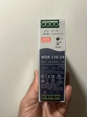 Wdr-120-24 Mean Well 650311543736 Single Output Industrial Power Supply 120w 24v