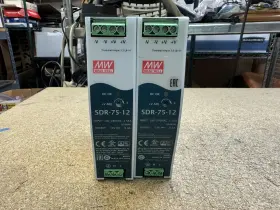 Sdr-75-12 Mean Well 650311543927 2 X Single Output Industrial Power Supply 75w 12v Din Rail #2