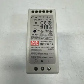 Mdr-60-12 Mean Well 650311544399 Single Output Industrial Power Supply 60w 12v - Din Rail
