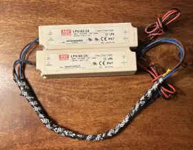 Lpv-60-24 Mean Well 650311549417 2 Piece Power Supply 60w 24v