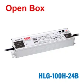 Hlg-100h-24b Mean Well 650311549523 Power Supply 100w 24v - Open Box
