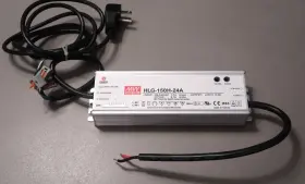 Hlg-150h-24a Mean Well 650311550376 Adjustable Power Supply 150w 24v 6.3a With Plug