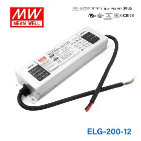 Elg-200-12 Mean Well 650311555517 200w 12v Led Power Supply Meanwell