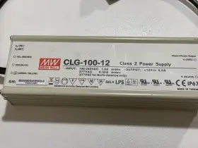 Clg-100-12 Mean Well Power Supply Input 100-240v Output 12v 5 Amp B01 #2
