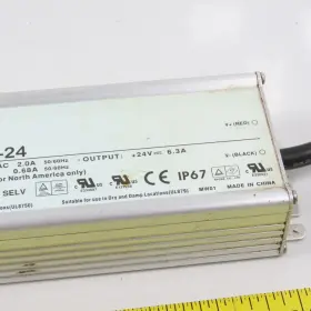 Clg-150-24 Mean Well 24vdc 6.3a Power Supply 100-240/277vac 2.0/0.68a Input #3