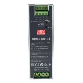 33.6-67.2v-in Mean Well Ddr-240c-24 Dc-dc Converter Din Rail 240w 24v 10a-out